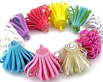 6 Looped Tassels - Assorted Colors