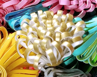 Looped Gold Tassels, 12 Pieces