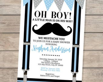 Mustache Baby Shower Etsy Mustache Baby Shower Etsy