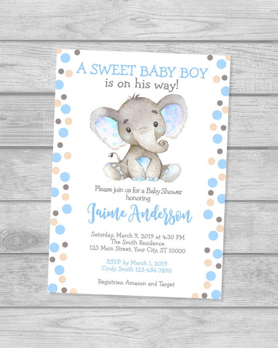 invitation for baby boy