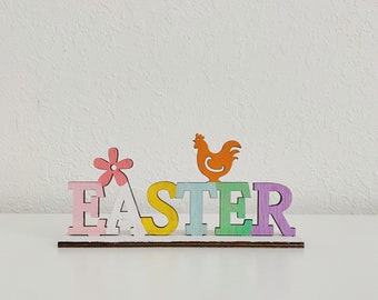 Easter wood sign.