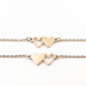 Best Friend Bracelet For 2,Sister Bracelet For 2,Friendship Bracelet For 2,2 Heart Bracelet,2 Sister Bracelet,2 Best Friend Bracelet
