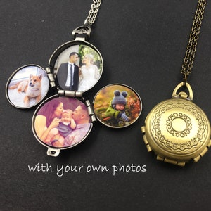 Family Locket,Memorial Locket,Personalized Photo Locket,Photo Locket Necklace,Customized Locket With Photo,Custom Locket,Multi Photo