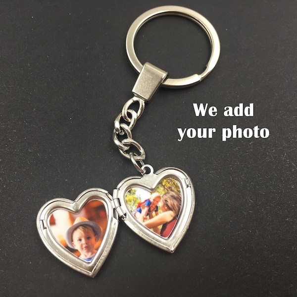 Heart Locket Keychain,Locket Keychain,Locket Keychain With Photo,Photo Locket Keychain,Photo Locket Key Chain,Locket Key Chain