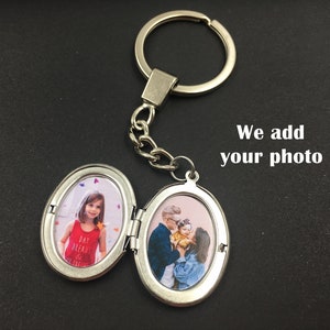 Locket Keychain,Locket Keychain With Photo,Photo Locket Keychain,Photo Locket Key Chain,Locket Key Chain,Oval Locket