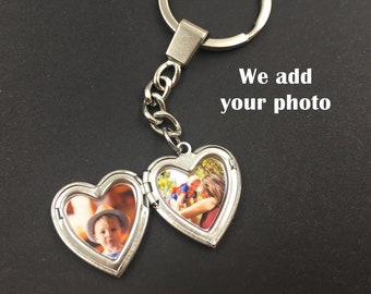 Hart Locket Sleutelhanger, Locket Sleutelhanger, Locket Sleutelhanger Met Foto, Foto Locket Sleutelhanger, Foto Locket Sleutelhanger, Locket Sleutelhanger