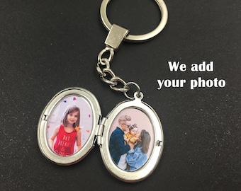 Locket Keychain,Locket Keychain With Photo,Photo Locket Keychain,Photo Locket Key Chain,Locket Key Chain,Oval Locket