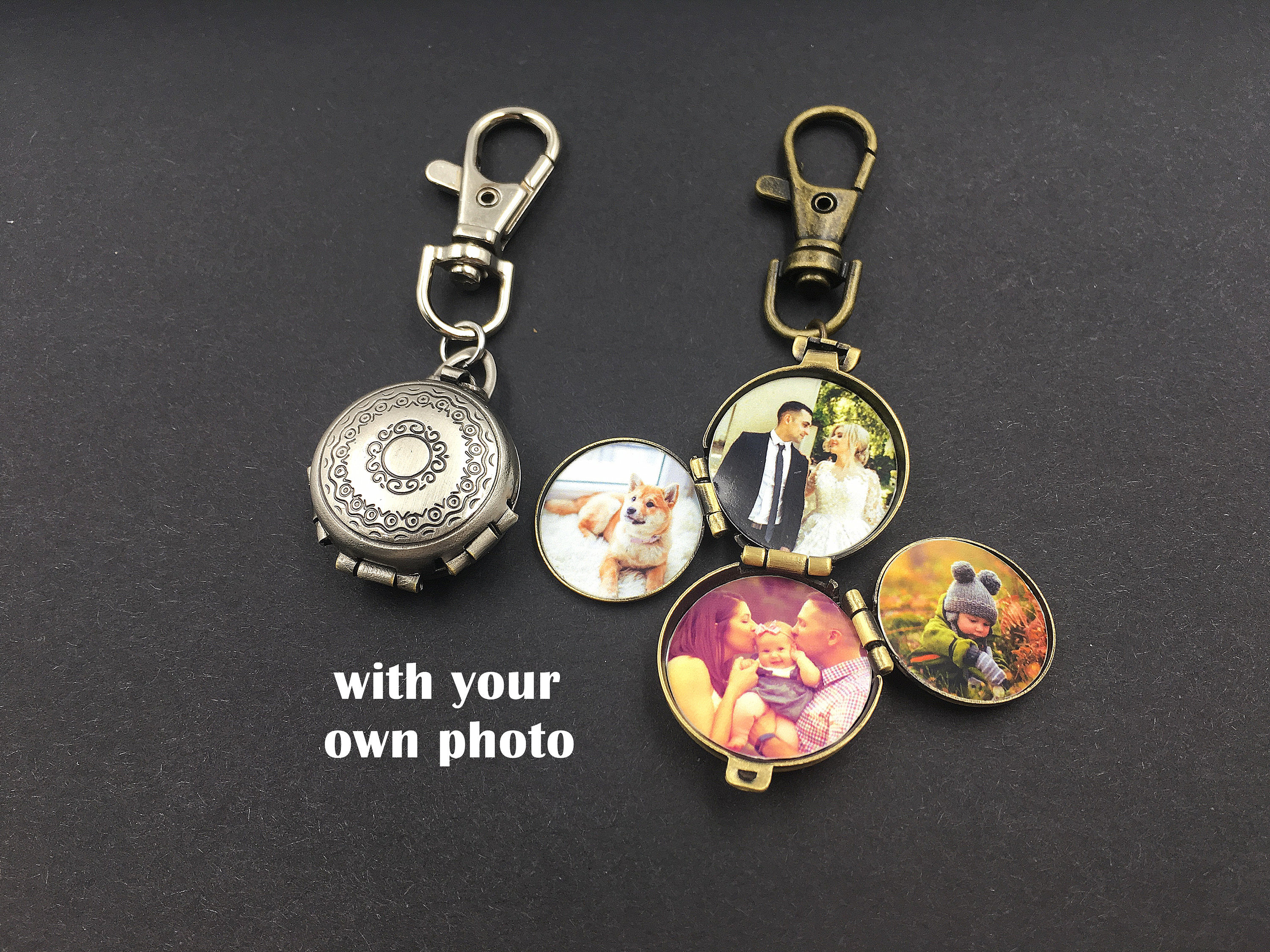 Medaillon Schlüsselanhänger mit Foto, Familie Medaillon, benutzerdefinierte Medaillon Schlüsselanhänger, Foto Locket Schlüsselanhänger, Locket Schlüsselanhänger, Locket Schlüsselanhänger für Männer, Mama, Freunde
