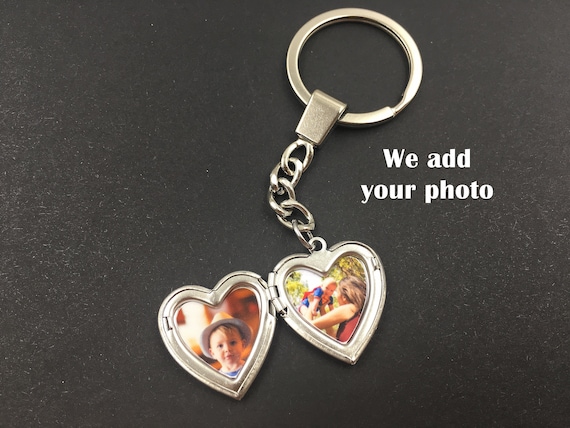 Photo locket hotsell keychain