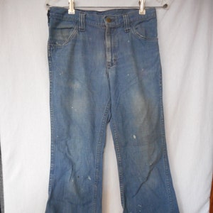 Vintage Lee Jeans flat front denim jeans 1960s Rare!