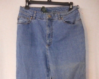 Size 10 Ralph Lauren Lauren Jeans Company Womens Blue Denim Jeans