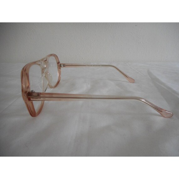 Vintage 1980s light Brown Eyeglasses Eye glasses … - image 3