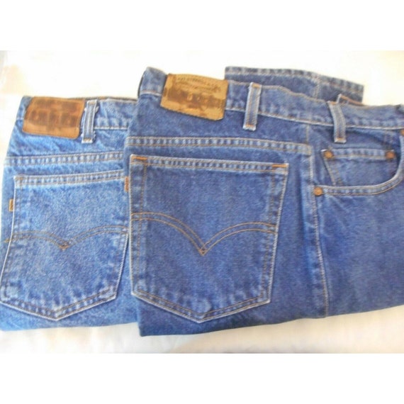 Lot of 2 Vintage Discontinued 540 Relaxed Levi Jeans Size 33 X - Etsy