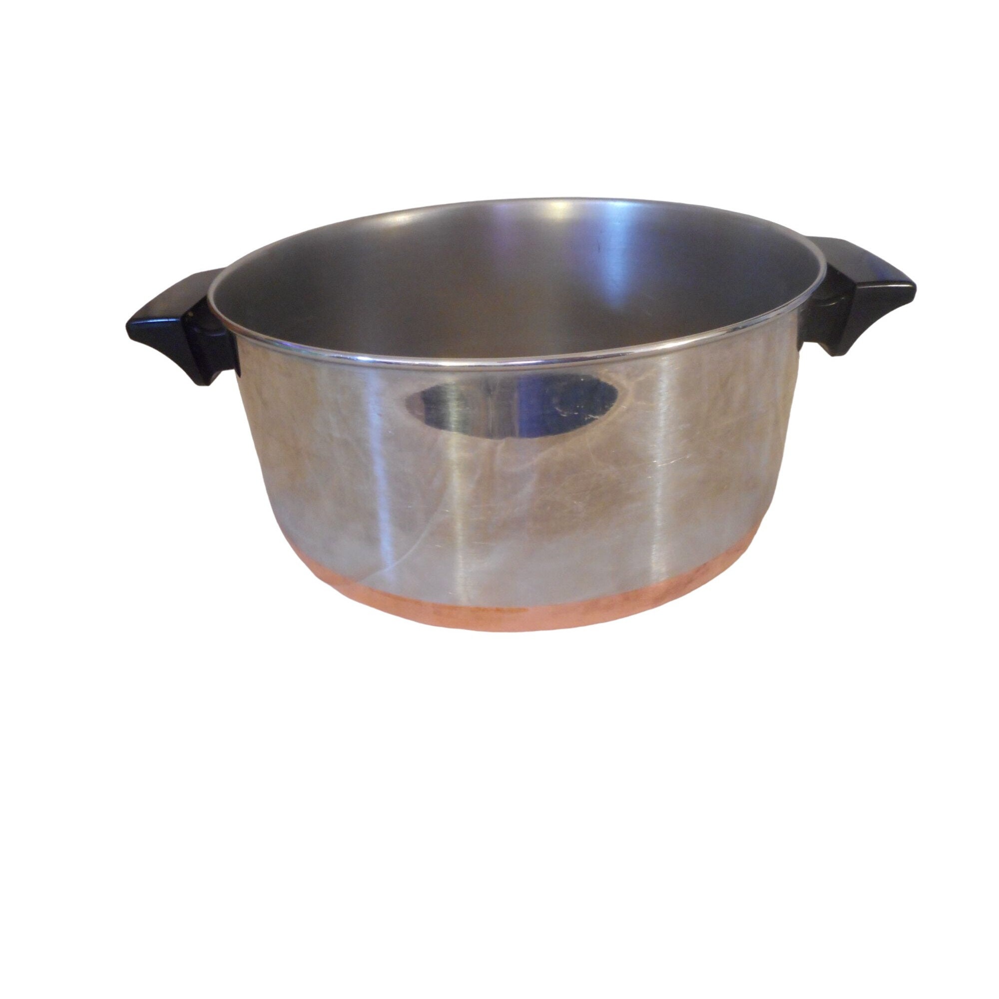 Revere Ware 86-A Stainless Steel 12 Qt Disc Bottom Stock Pot with Lid