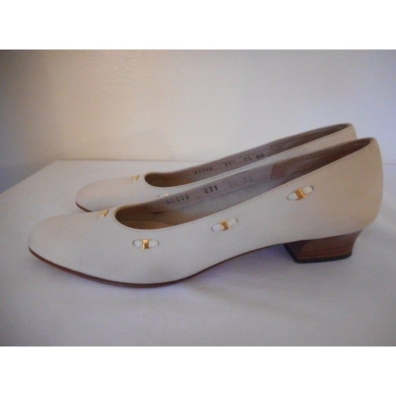 Vintage Salvatore Ferragamo  Size 7.5 4A  (xtra N… - image 2