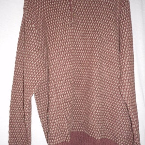 Woolrich cabernet / grey Sweater Men&#39;s Size XL cotton blend