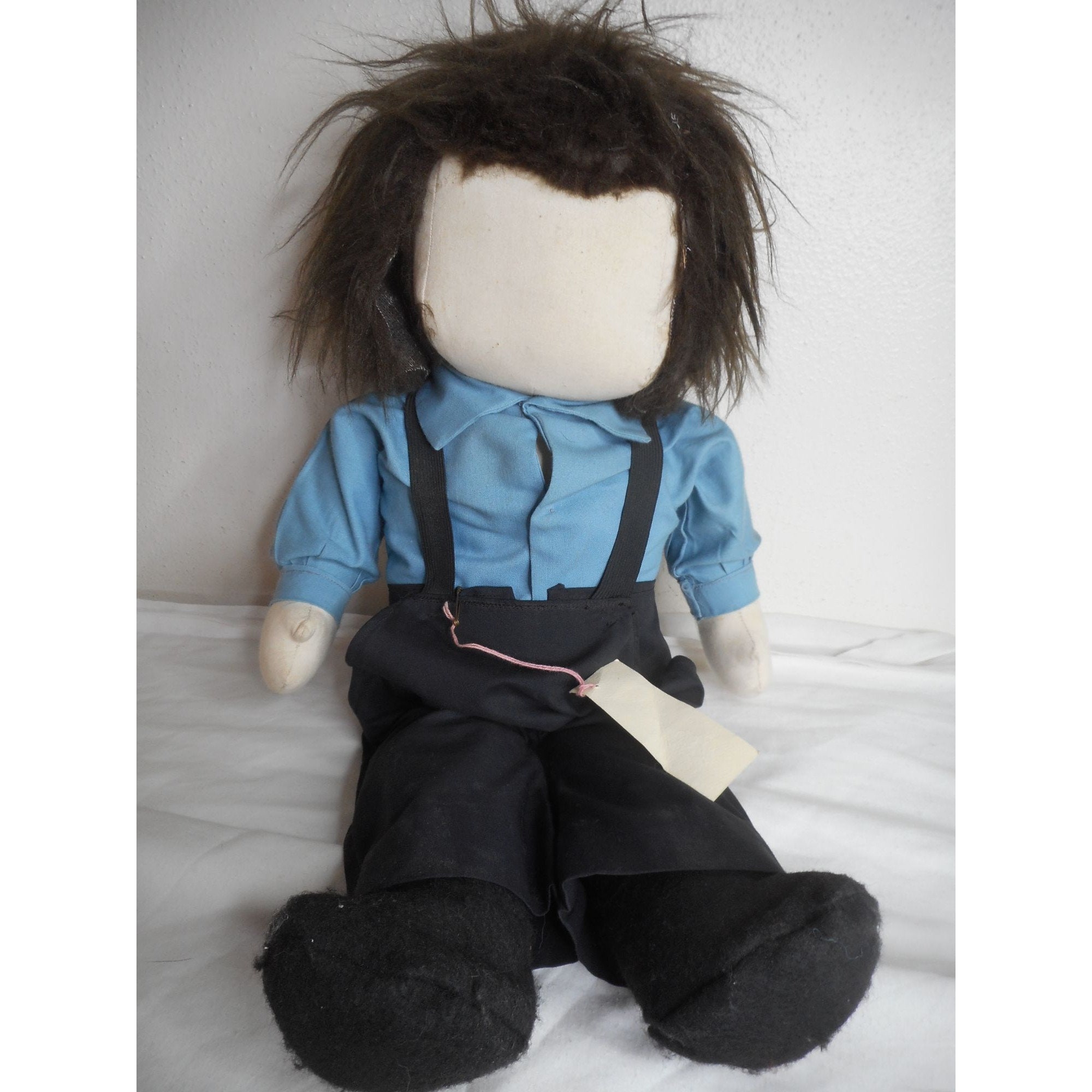 アーミッシュ民芸品 プリミティブハンドメイド 顔のない人形 男の子