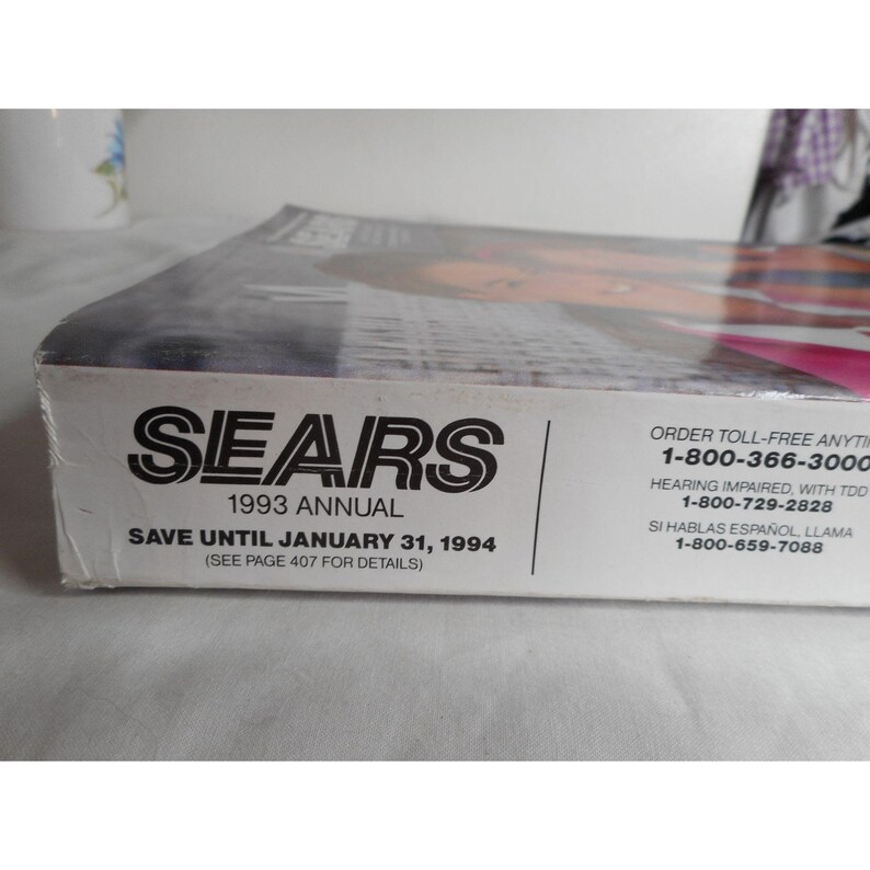 1993 Vintage Sears Spring Summer Sale Phone Mail Order Catalog Clothes
