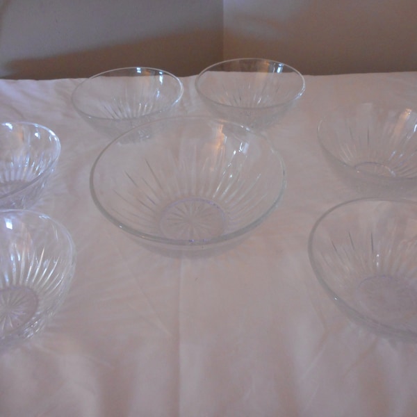 Crystal Glass Bowls Etsy