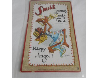 ヴィンテージ タックのポストカード エンジェル 1900 年代 未投稿