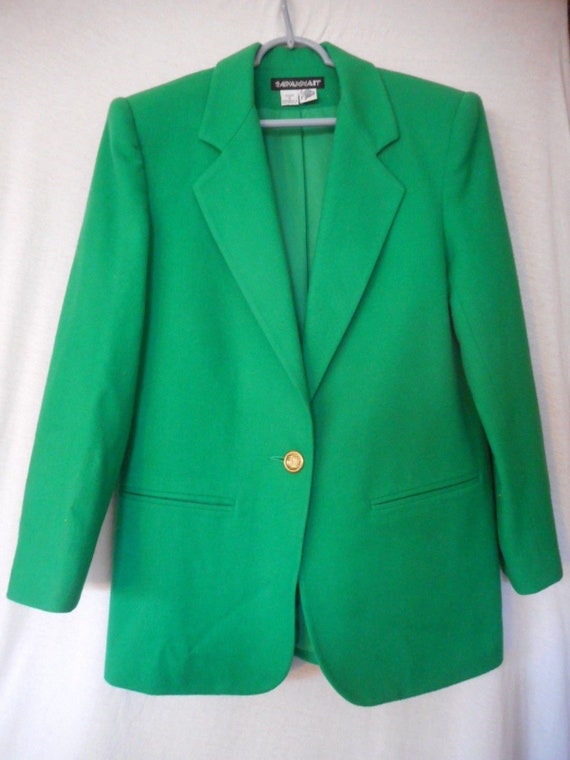 green dress jacket womens