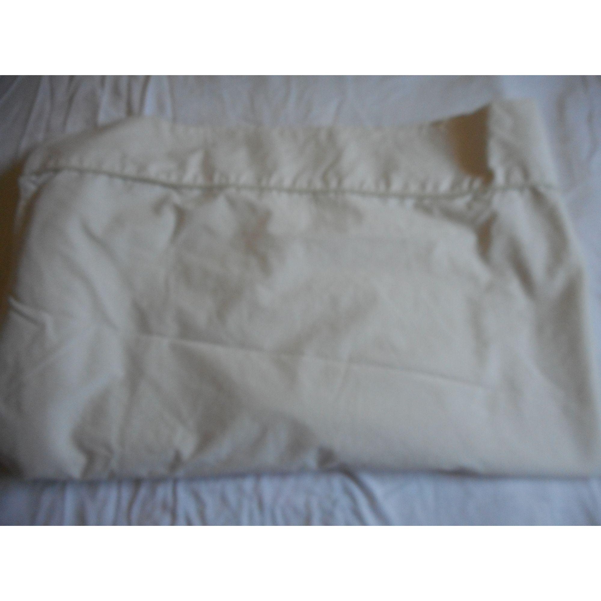 vintage ecru sheet double plat percale made in usa