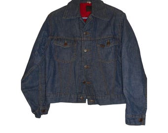 Vintage 1960's/70's ROEBUCKS Denim Jean Jacket / Sears Roebuck and