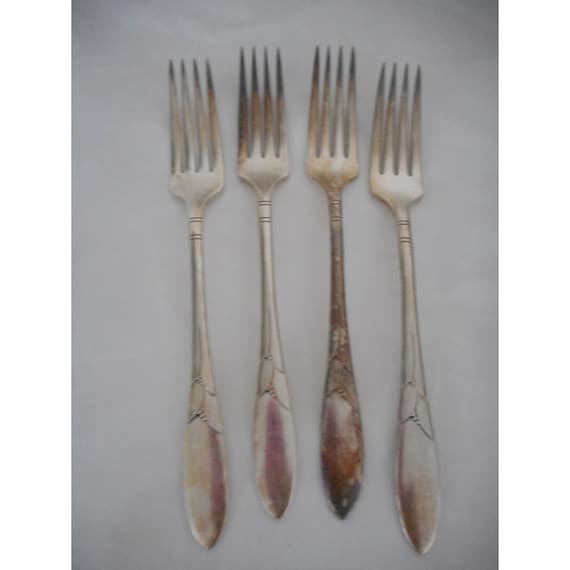 4 オナイダ 1932 レディ ハミルトン フレンチ ディナーフォーク