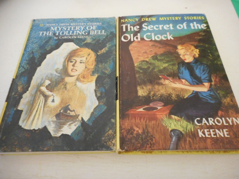 Lot of 2 Vintage Nancy Drew books 1 and 23 The Secret of the Etsy