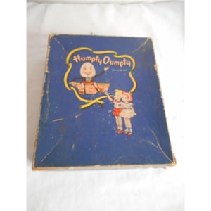 Antique 1930s 1940s Vintage Humpty Dumpty Box Display decor Country Store Advertising