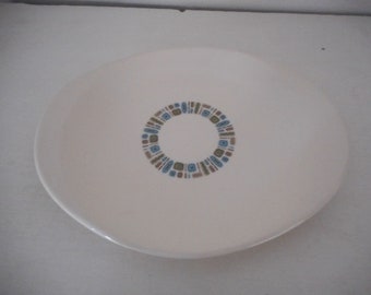 Vintage Canonsburg Temporama Oval Serving Platter Mid Century Modern Atomic