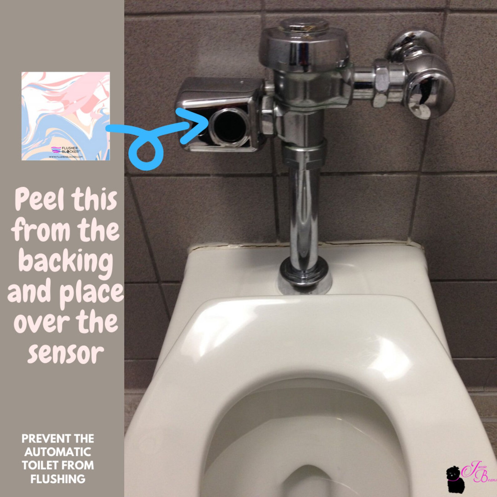 Prevent the Automatic Toilet From Flushing Etsy