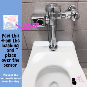Prevent the Automatic Toilet from Flushing