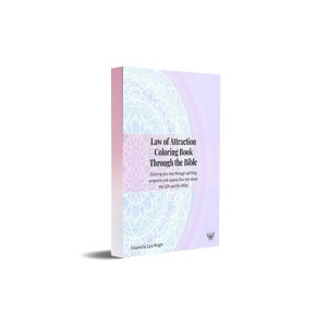 Livro de colorir da Lei da Atração através da Bíblia