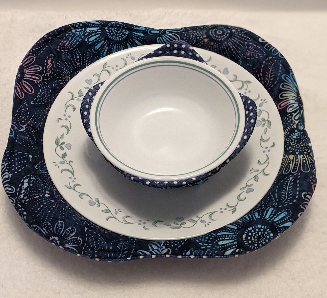 Custom Made Plate Cozy Pie Plate Cozy Matching Plate and Etsy