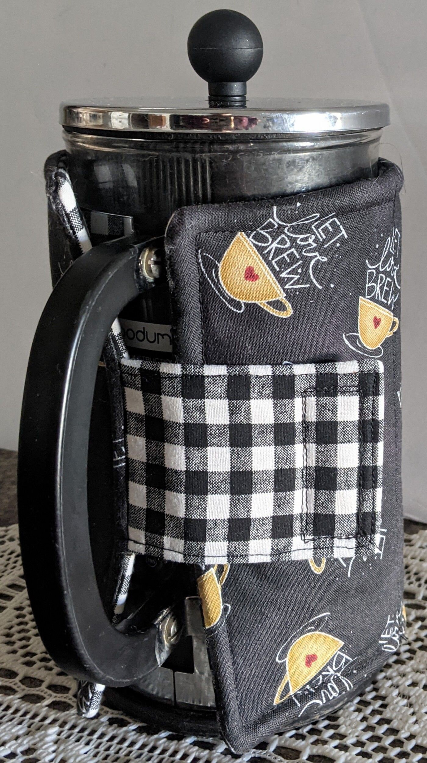 Custom Made French Press Cozy French Press Cozy Kitchen Etsy