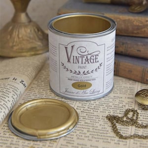 Antique Gold Paint for wood, metal, wall, crafts, doors, fences, table,  furniture, windows etc 100ml 200ml 500ml