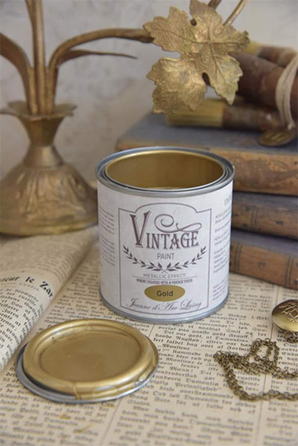 Antique Gold Paint for Wood, Metal, Wall, Crafts, Doors, Fences, Table,  Furniture, Windows Etc 100ml 200ml 500ml 