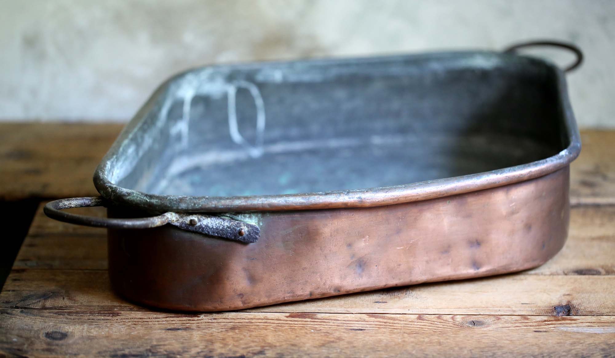 HUGE Copper Turbotiere Antique Fish Kettle Large Rustic French Etsy