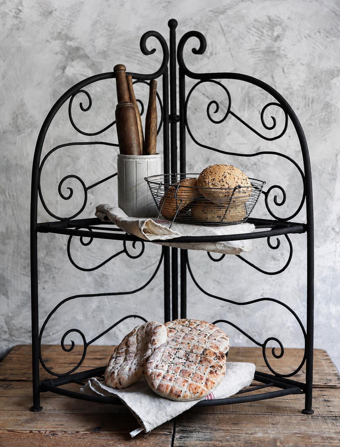 Vintage Wire Folding Shelf - Etsy