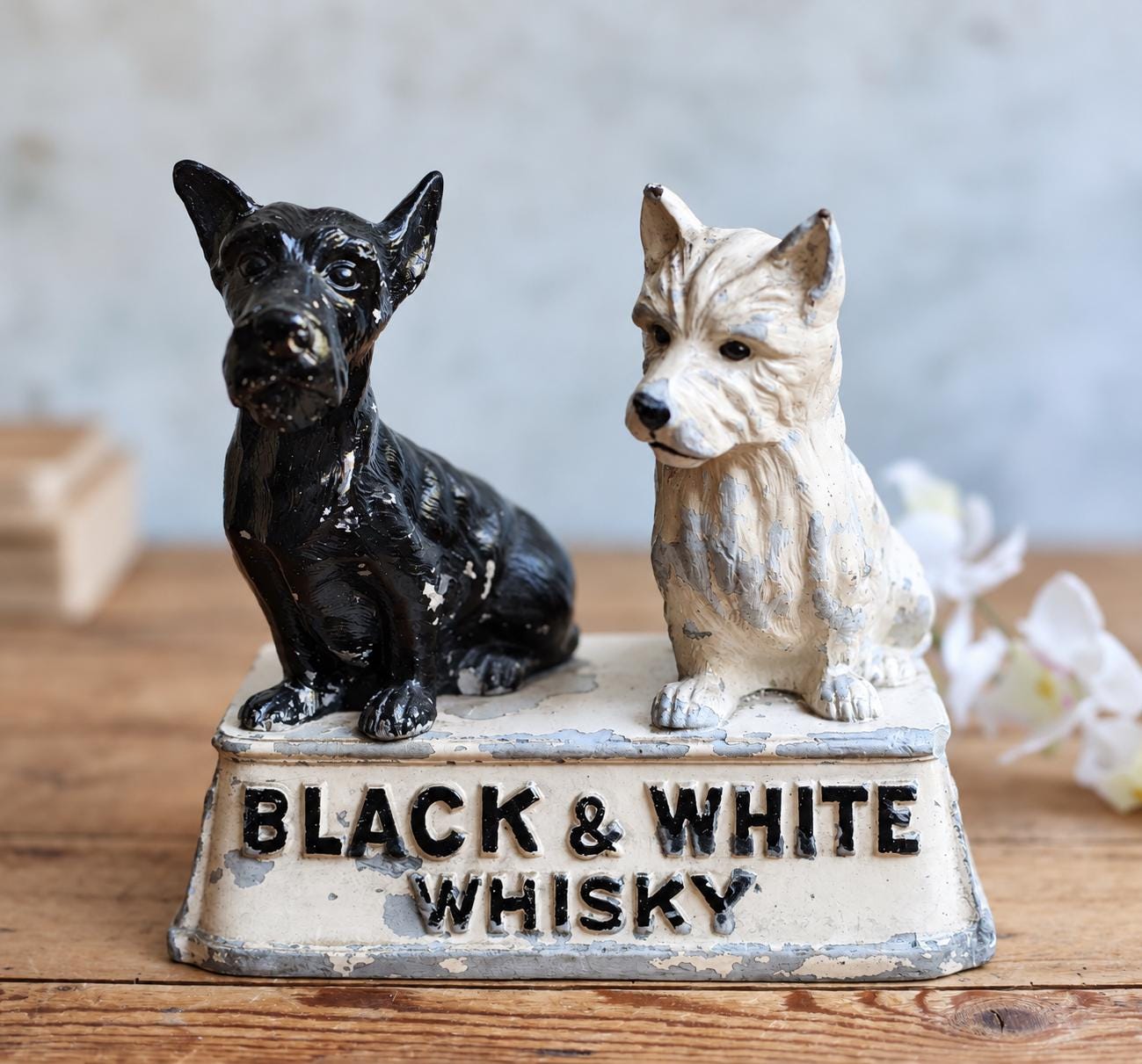 Black and white scotch whiskey dogs - Etsy 日本