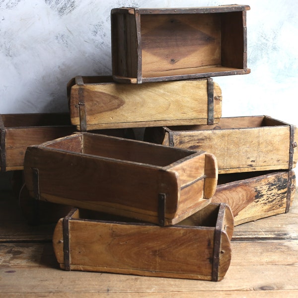 Antique French Wooden Brick Mold