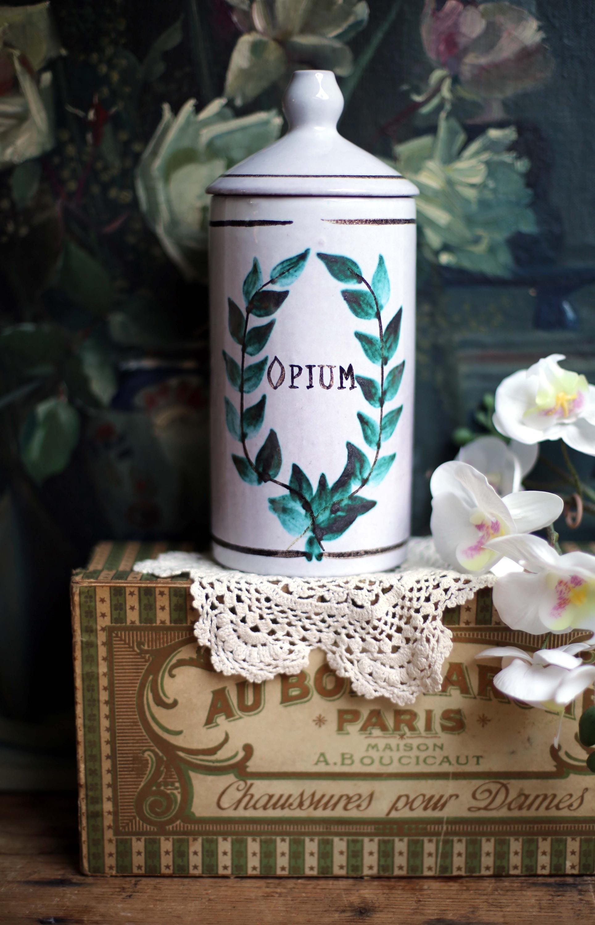 Antique opium apothecary jar - Etsy 日本