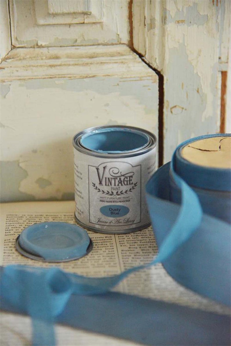 Peinture pour meubles vintage A La Craie Dusty Blue 100 ml Shabby French vintage image 1