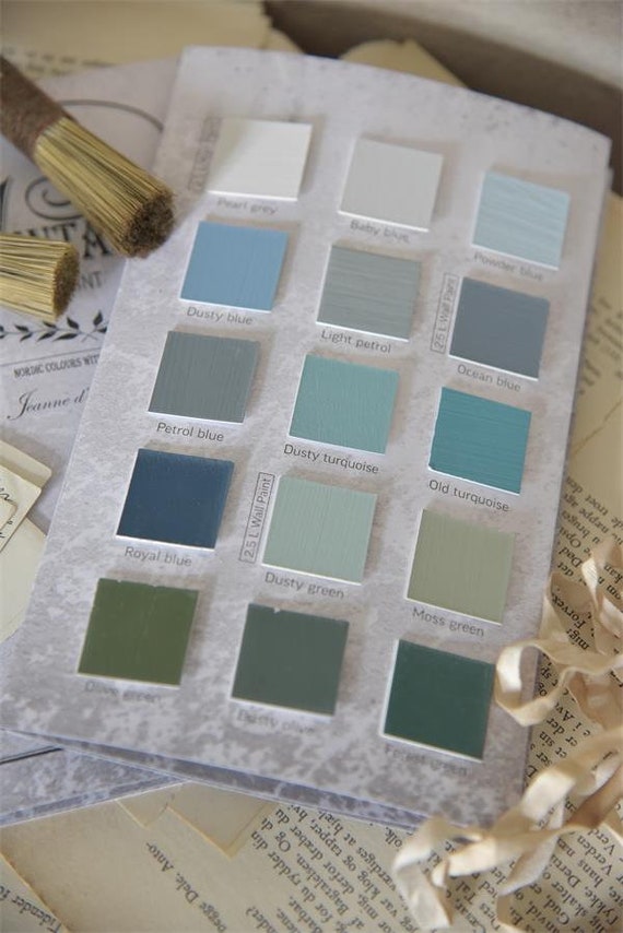 Vintage Paint Color Chart