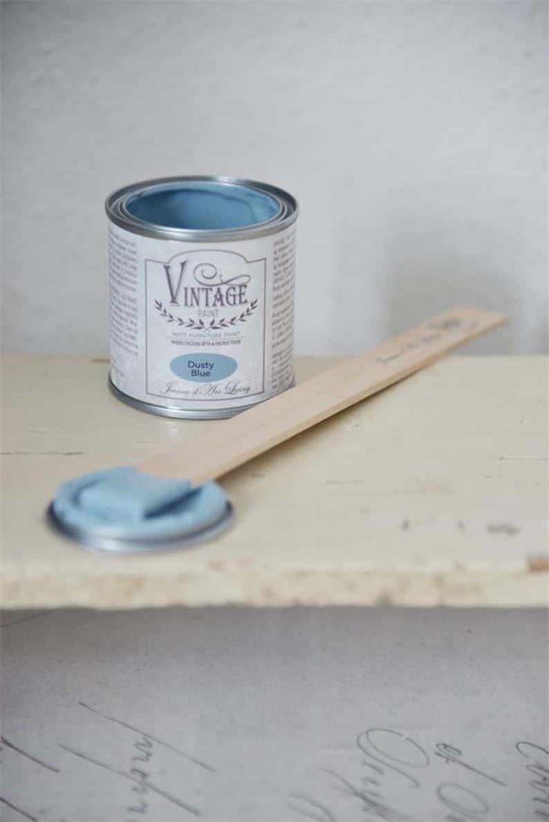 Peinture pour meubles vintage A La Craie Dusty Blue 100 ml Shabby French vintage image 7