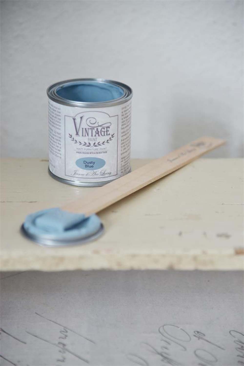 Vintage chalk paint Powder Blue 100 ml. Jeanne D'Arc Living