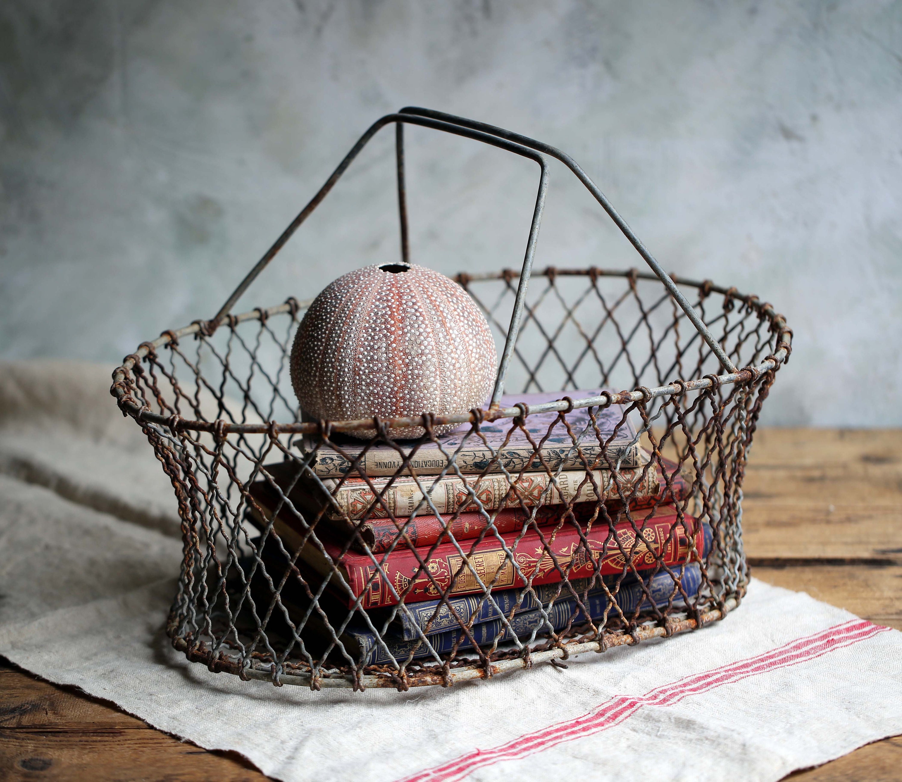 Antique Wire Basket Primitive French Shopping Basket - Etsy Antique Wire Basket Primitive French Shopping Basket - Etsy