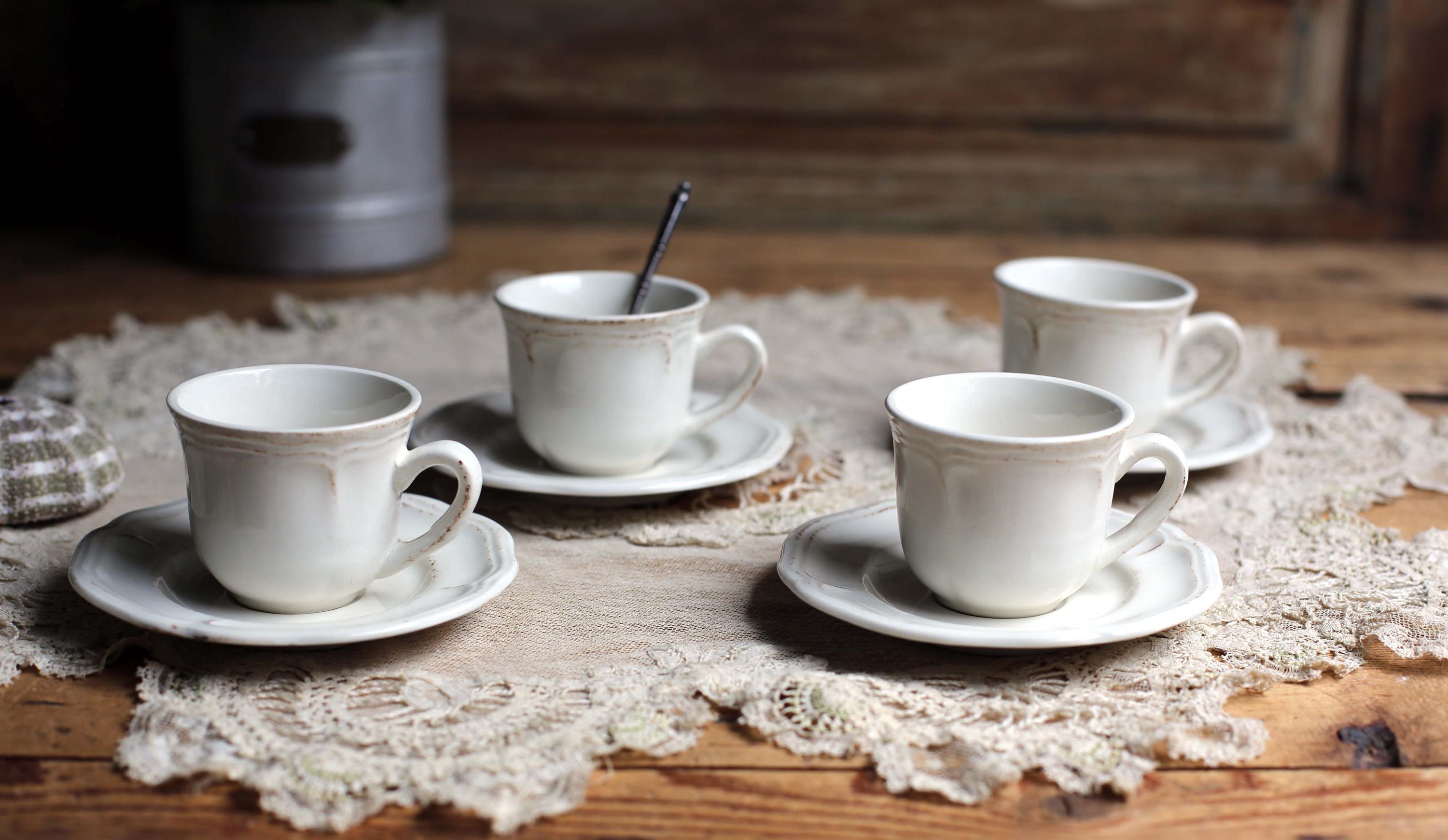Set Stoviglie In Ceramica Theterra 12 Pezzi Per 4 Persone | Piatti E Ciotole In Porcellana, Adatti A Forno E Microonde - 2