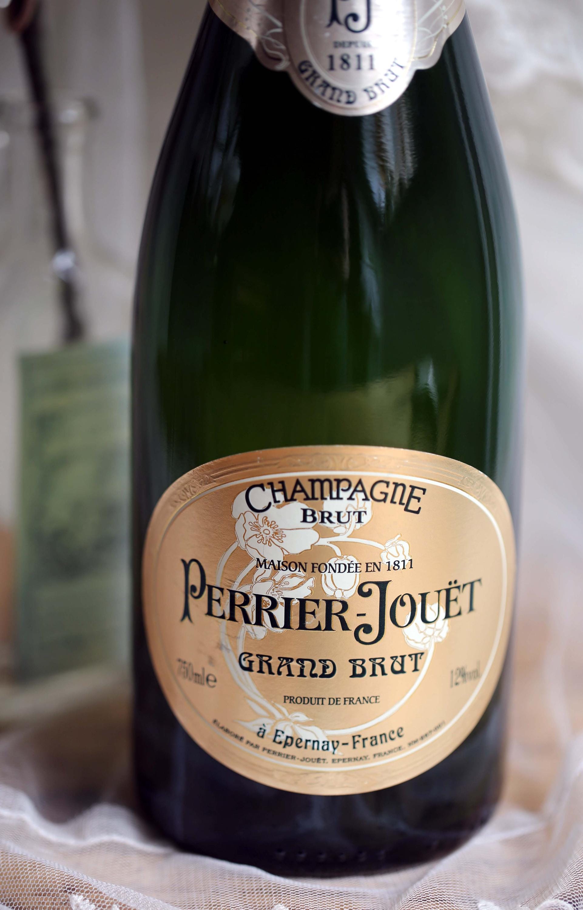 Vintage Dummy Perrier Jouet Grand Brut Bottle Factice Display